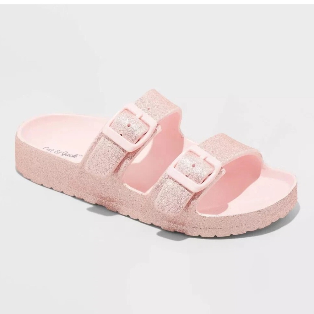 Cat & Jack Pink Sandals with Adjustable Straps